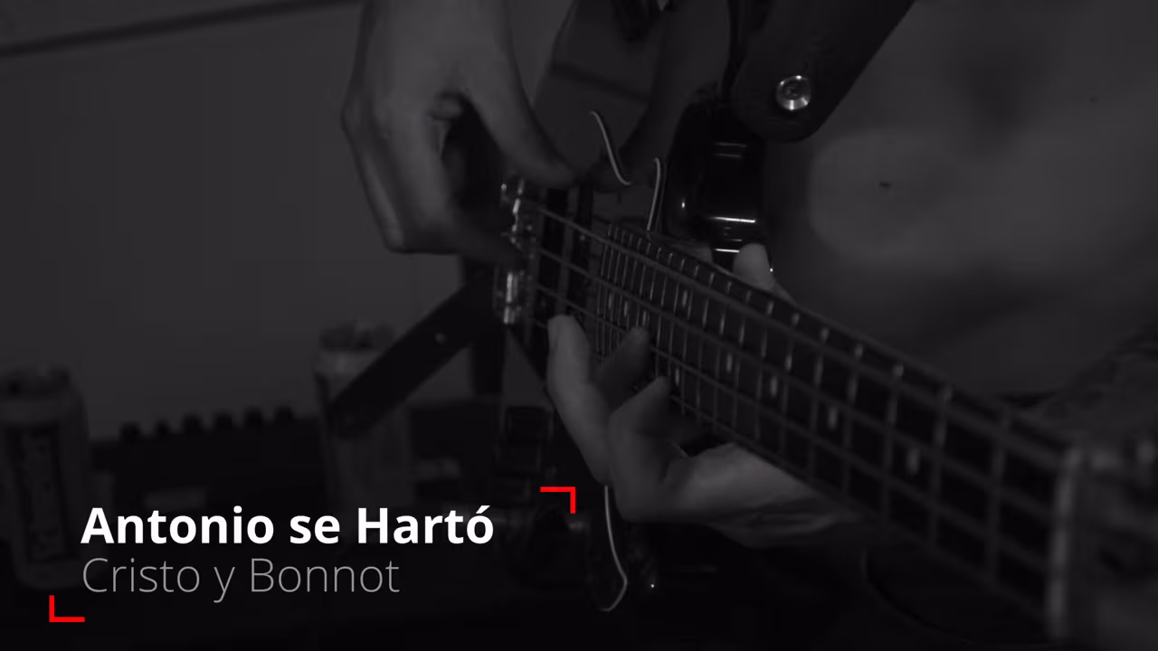 Antonio se hartó